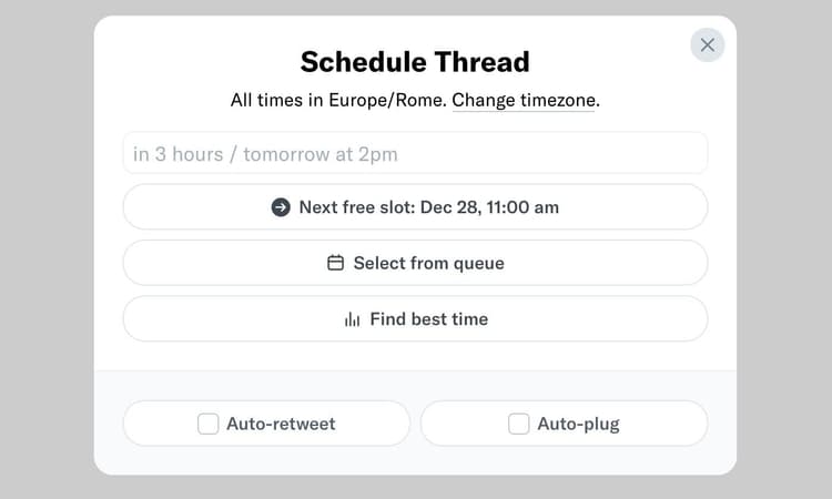 How to Schedule Threads on Twitter | Thread Scheduler